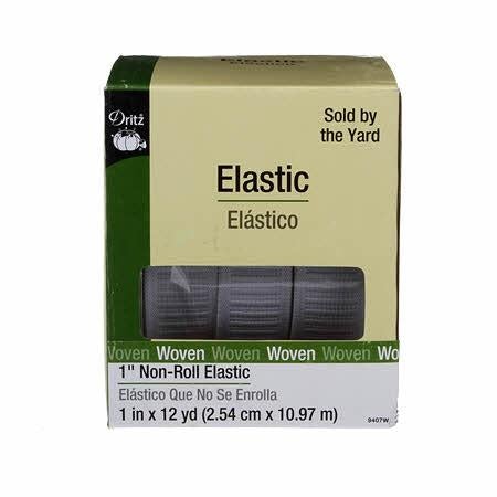 Non-Roll Elastic - 1" White