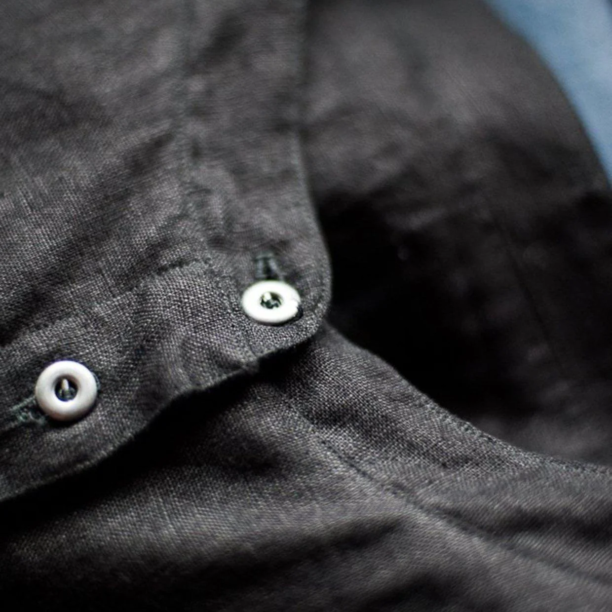 185 Linen Core, Sweeps Scrim Black - Image 3