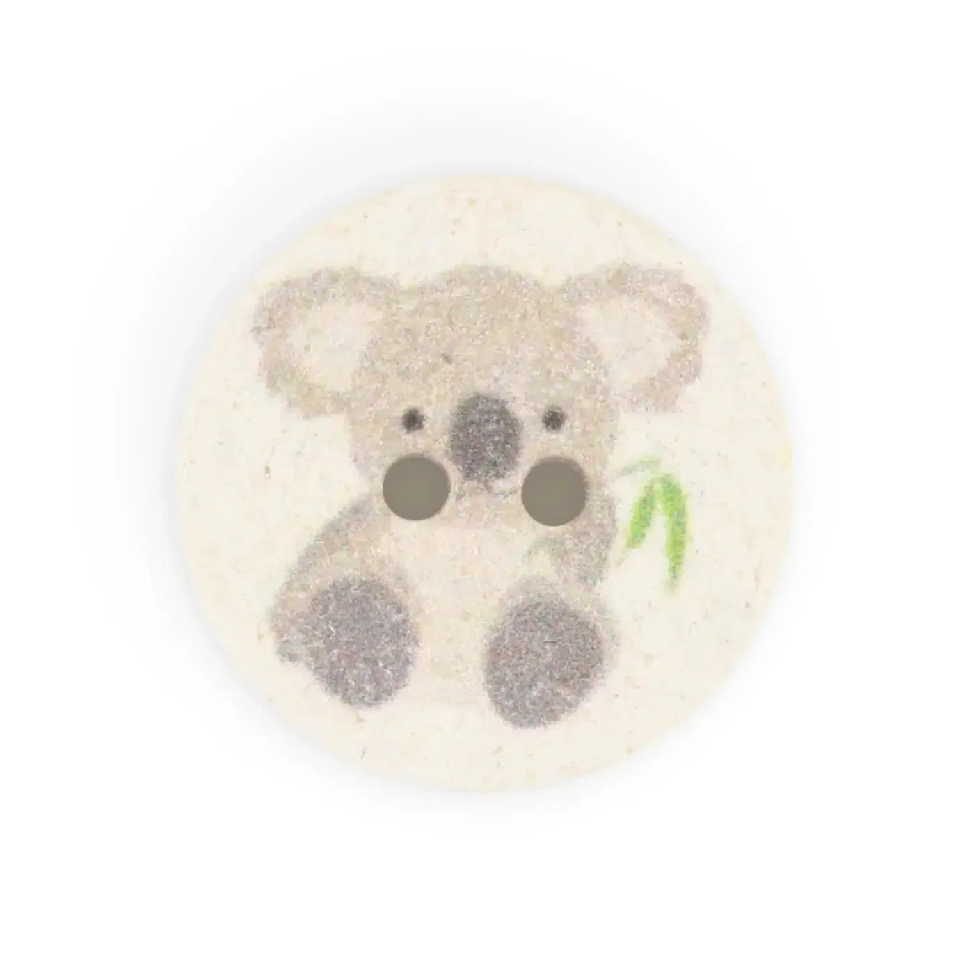 18mm Recycled Cotton Buttons - Koala - Image 3