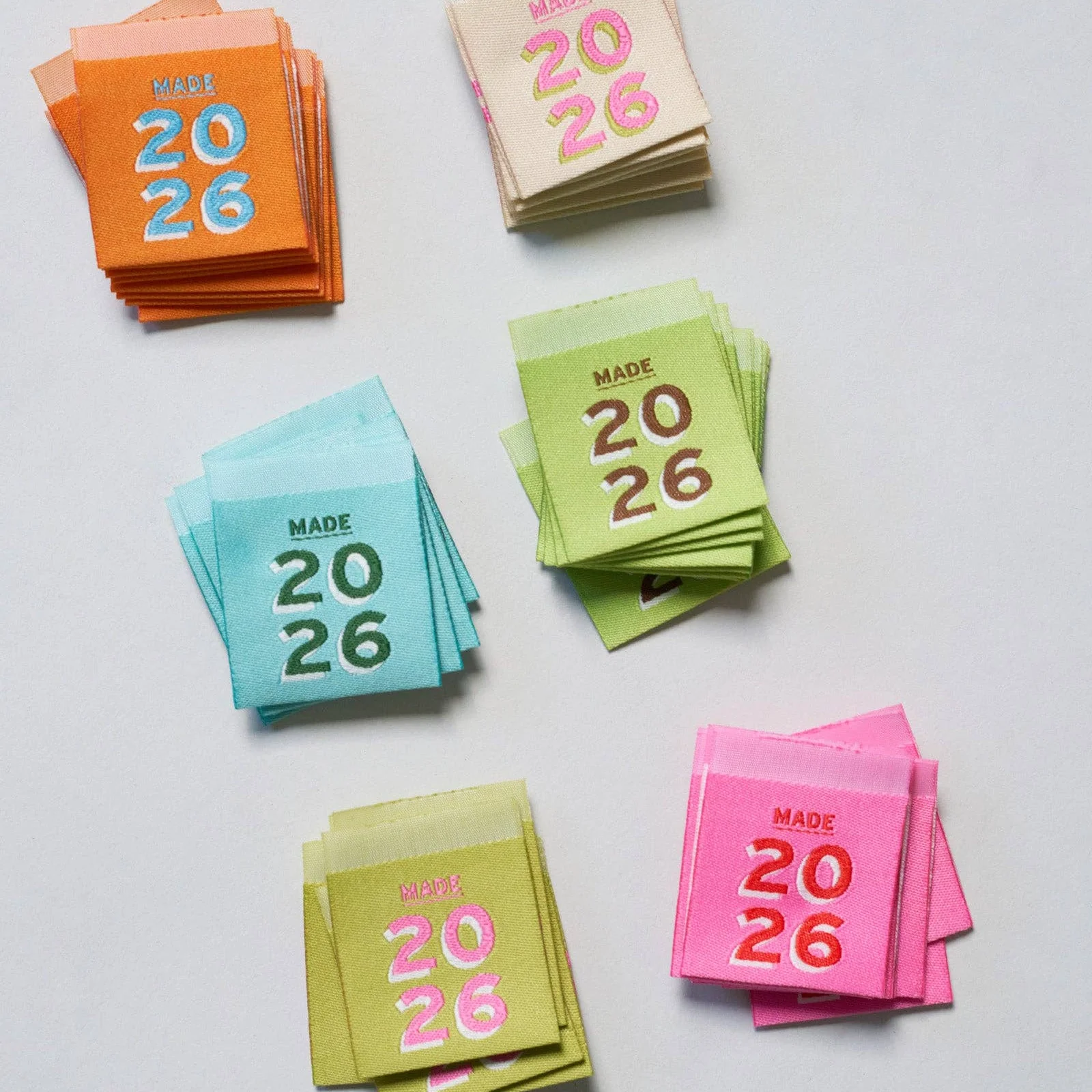2026 Square Garment Sew-In Labels