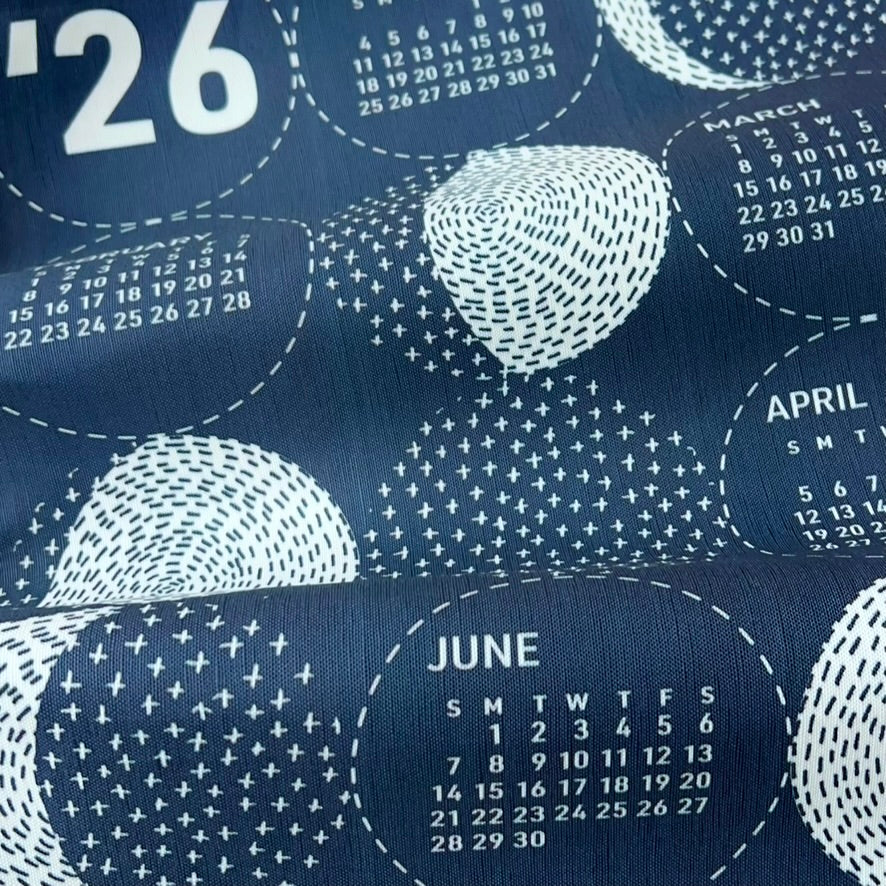 2026 Tea Towel Calendar - Moon Phases - Image 3
