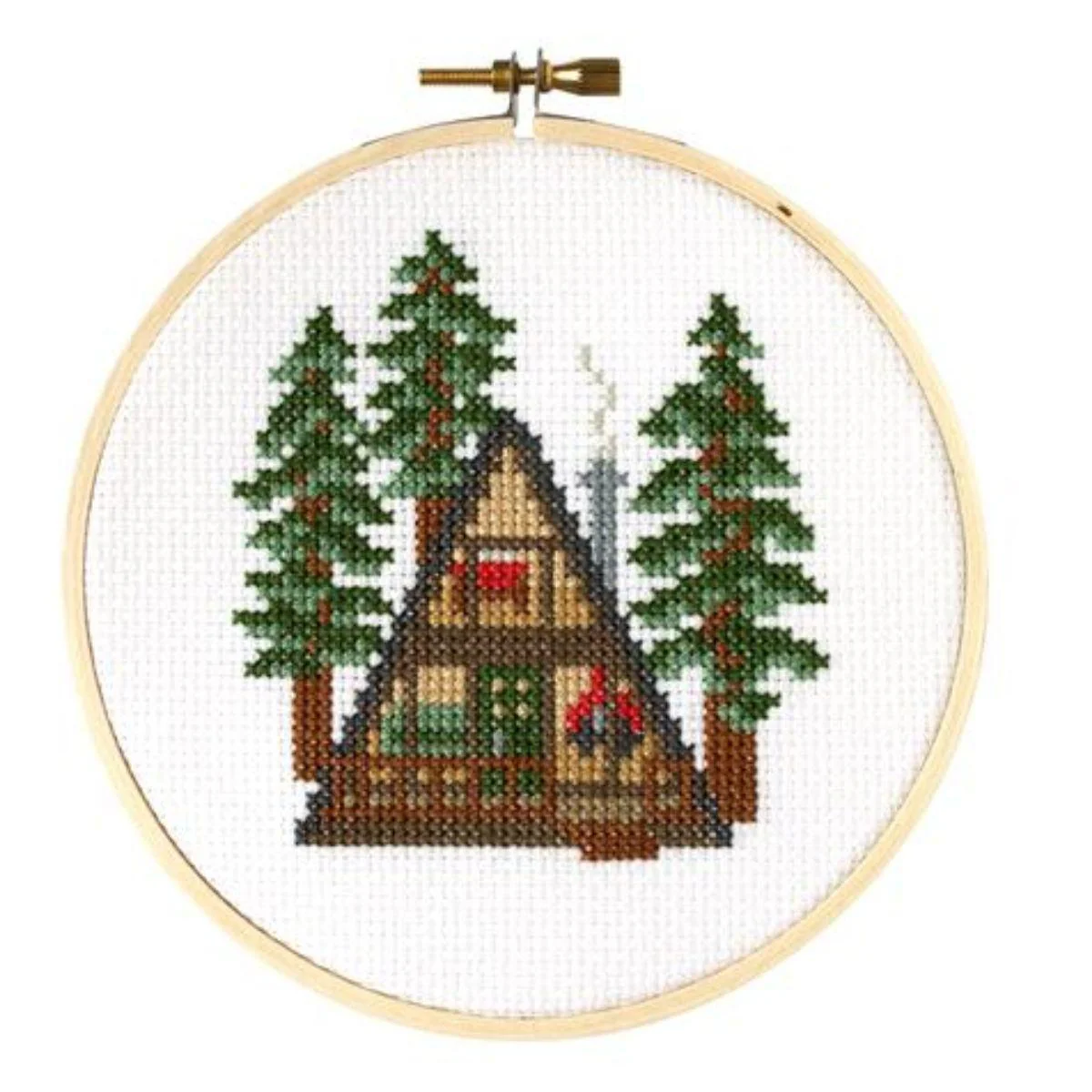 A-Frame DIY Cross Stitch Kit