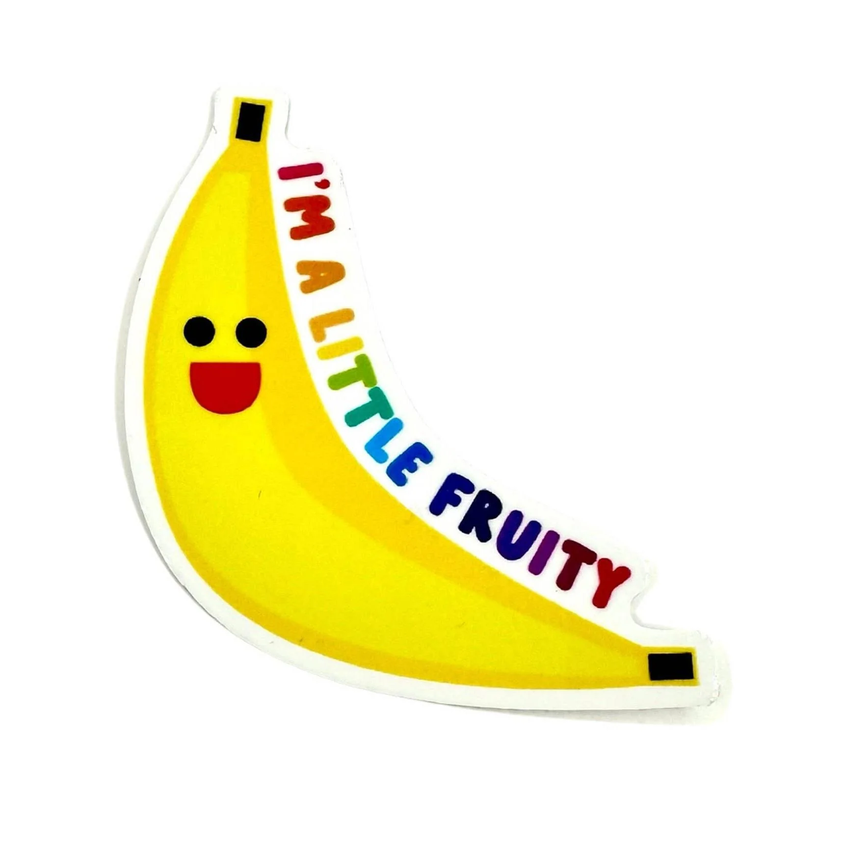 A Little Fruity Banana Vinyl Sticker