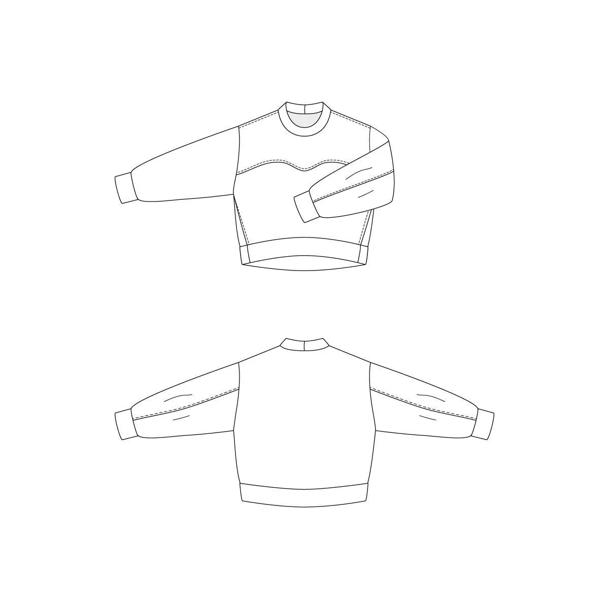 AALTO Sweatshirt Pattern - PDF DOWNLOAD - Image 5