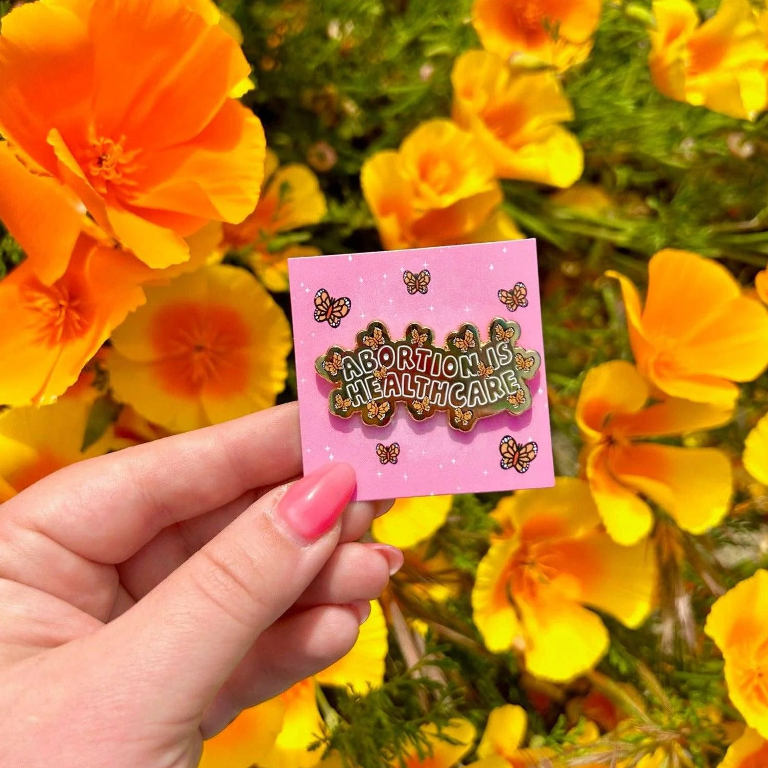 Abortion Is Healthcare Enamel Pin