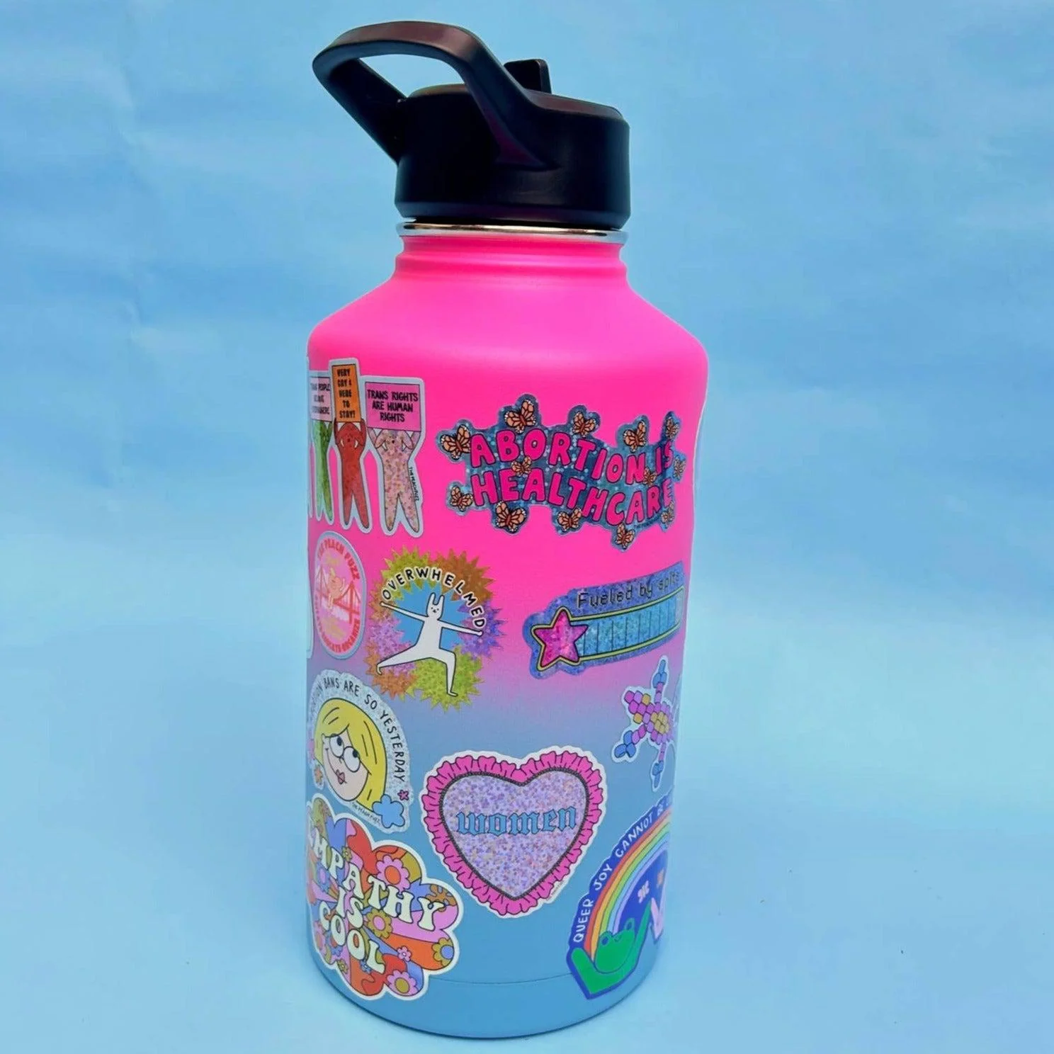 Abortion Is Healthcare Glitter Sticker - Image 2