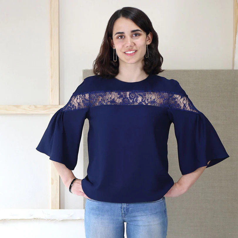Afternoon Tea Blouse Pattern - PDF DOWNLOAD - Image 2