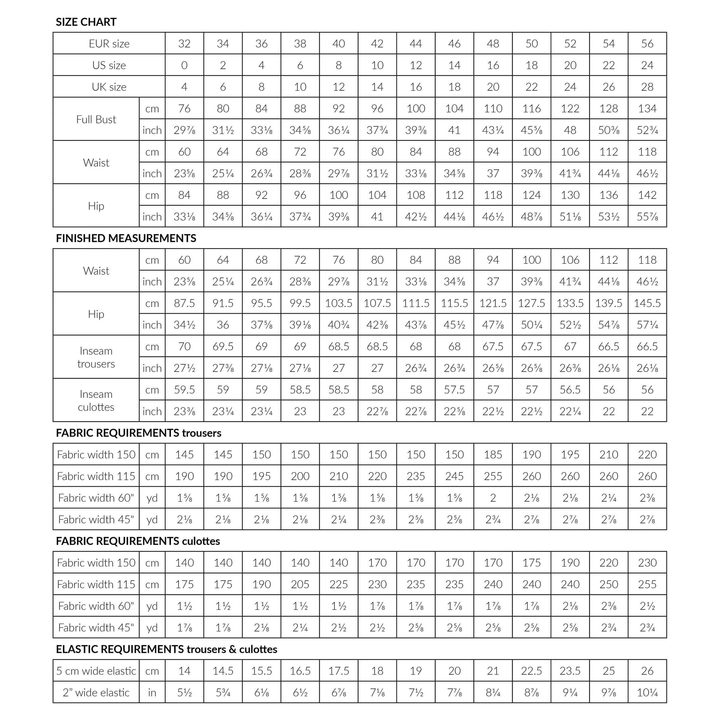 AINA Trousers & Culottes Pattern - PDF DOWNLOAD - Image 9