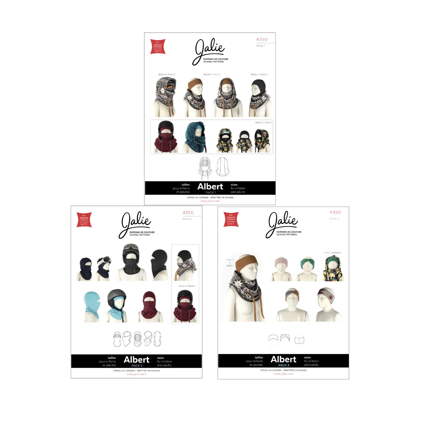 Albert Winter Headwear Pattern - PDF DOWNLOAD - Image 2