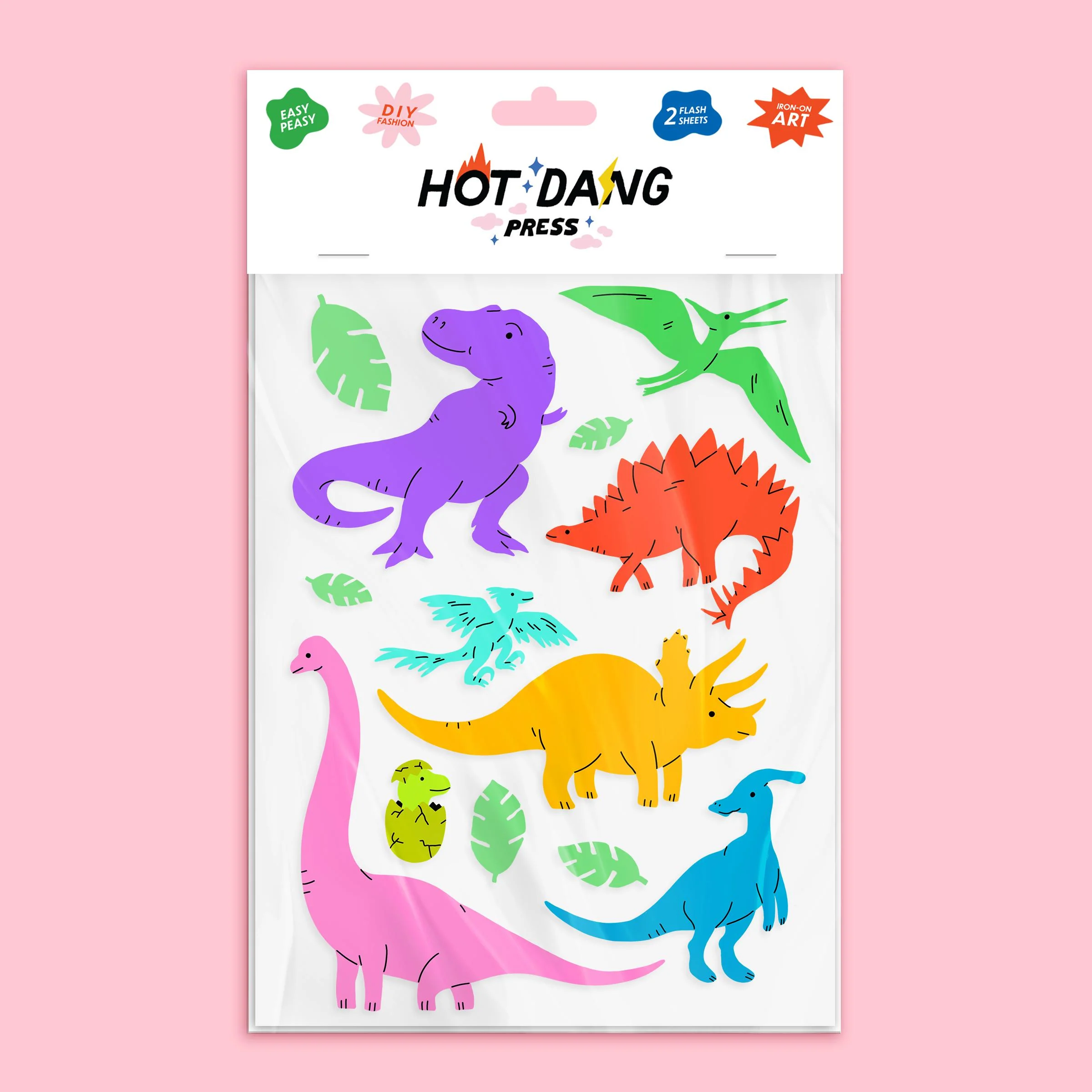 All Dinos Iron-On Transfer Sheet Set