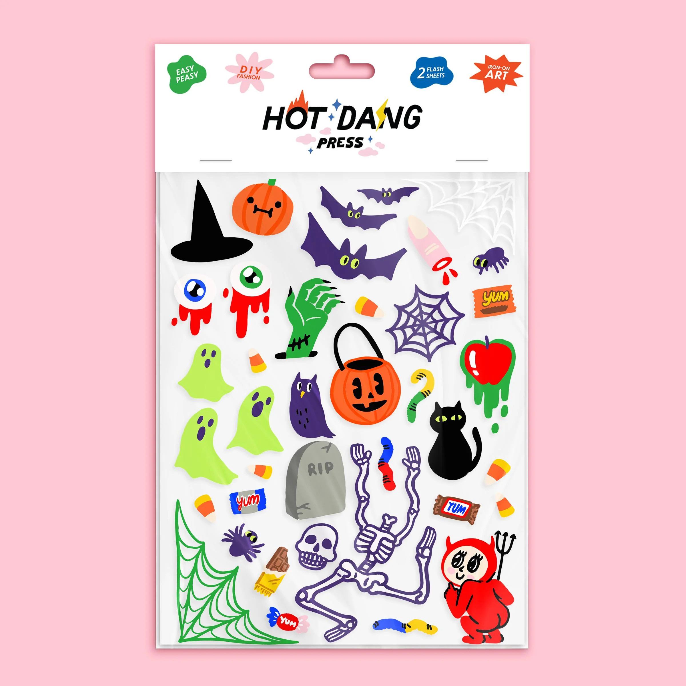 All Hallows Iron-On Transfer Sheet Set