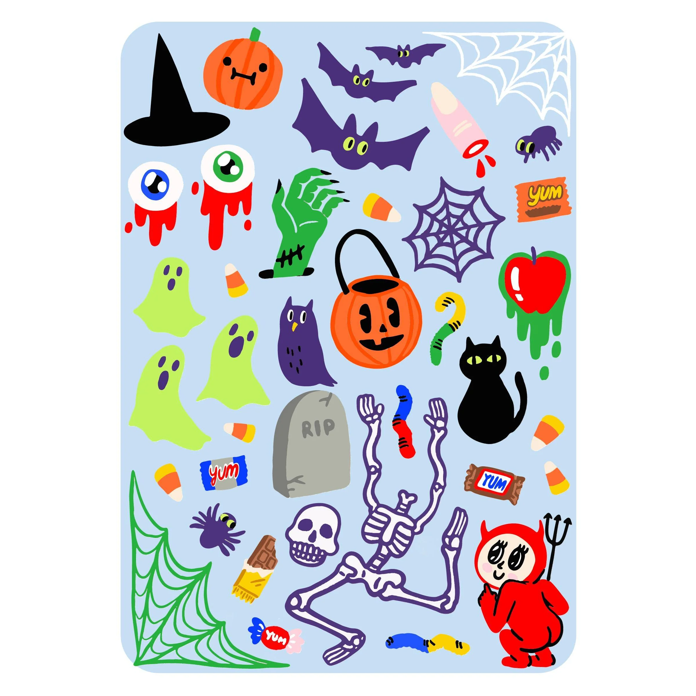 All Hallows Iron-On Transfer Sheet Set - Image 2