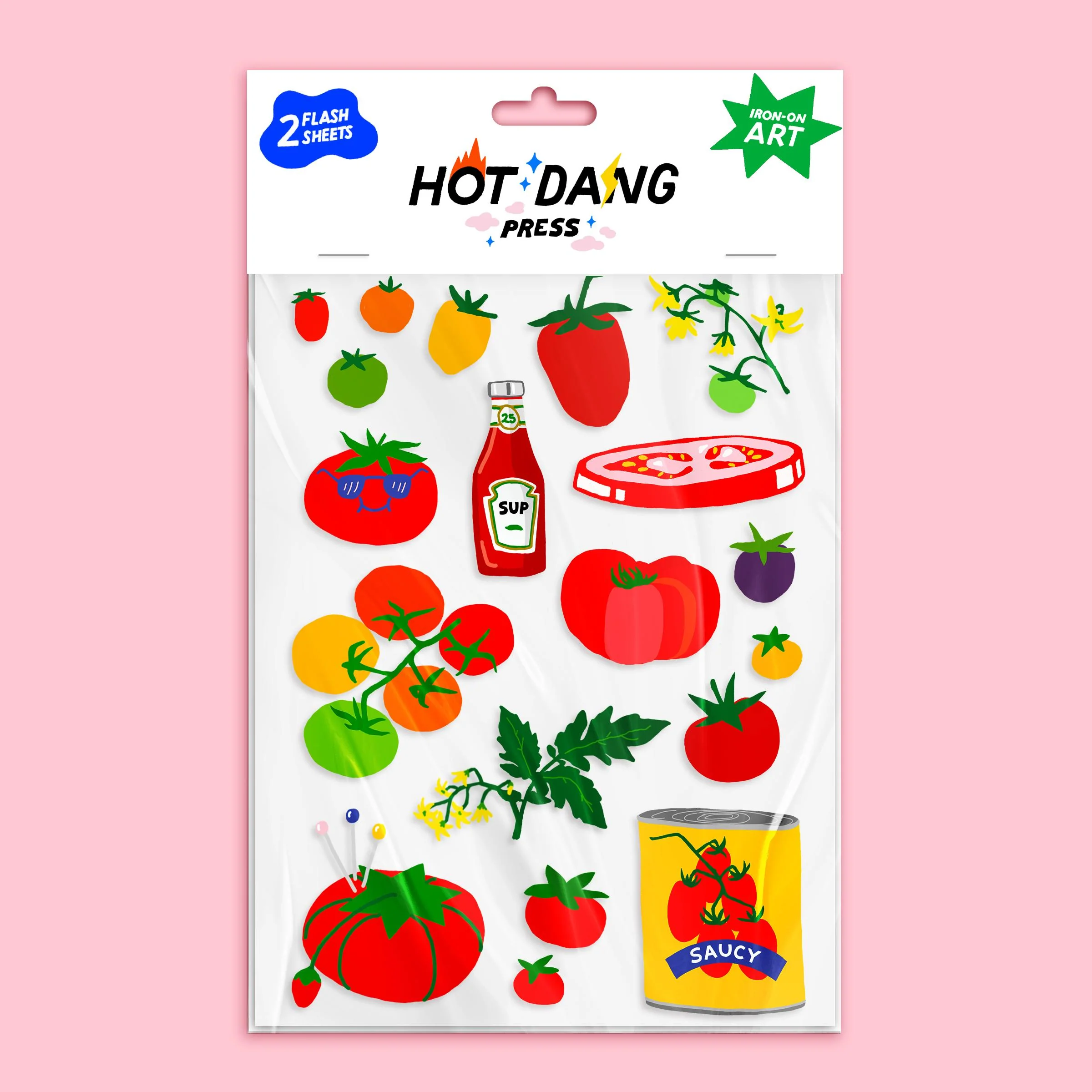 All Tomatoes Iron-On Transfer Sheet Set