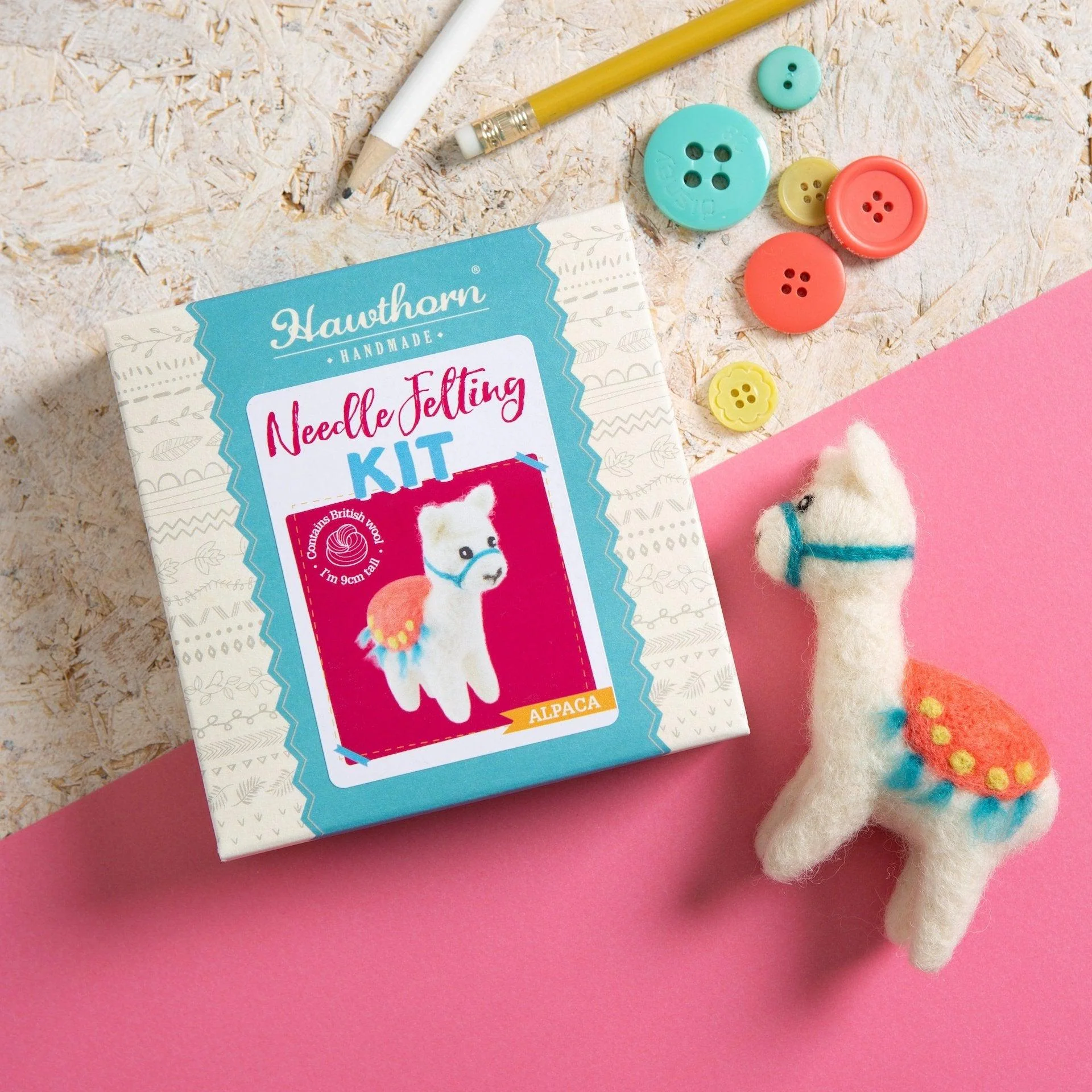 Alpaca Mini Needle Felting Kit - Image 3