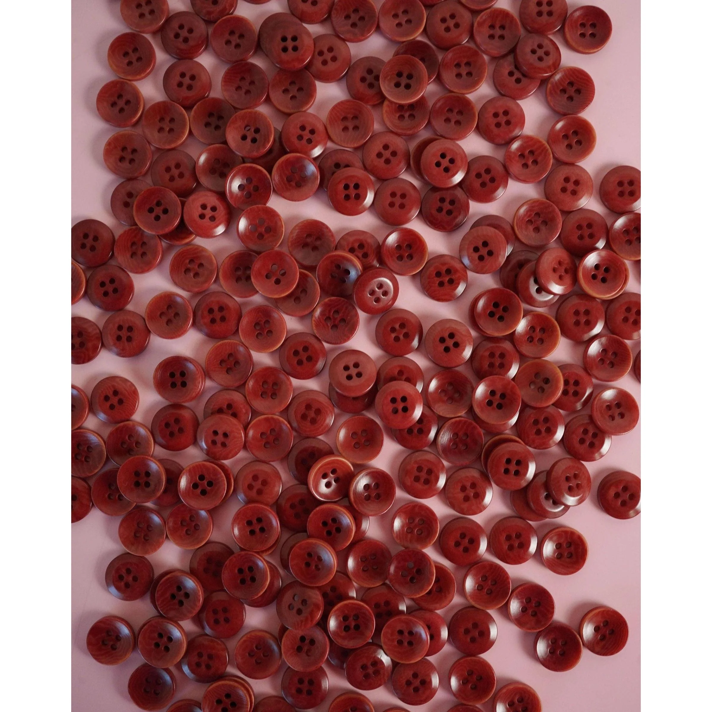 Amber 1/2" Corozo Nut Buttons