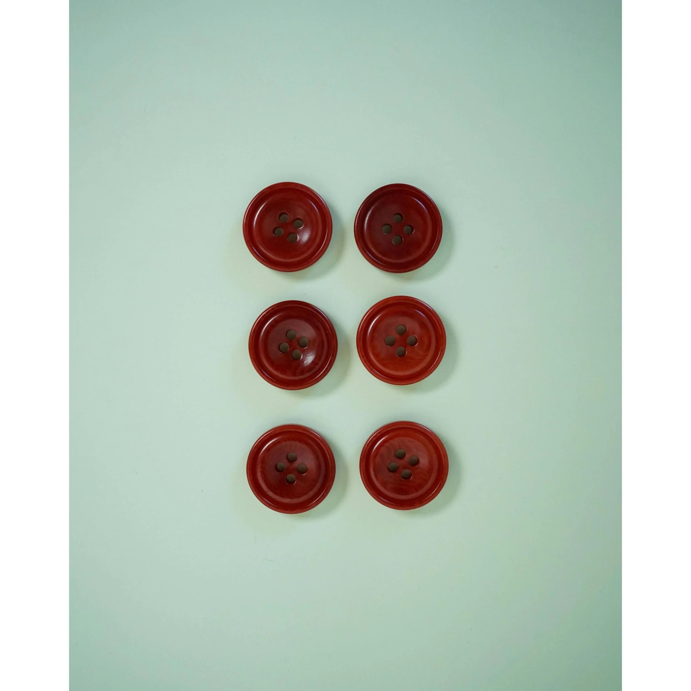 Amber 3/4" Corozo Nut Buttons