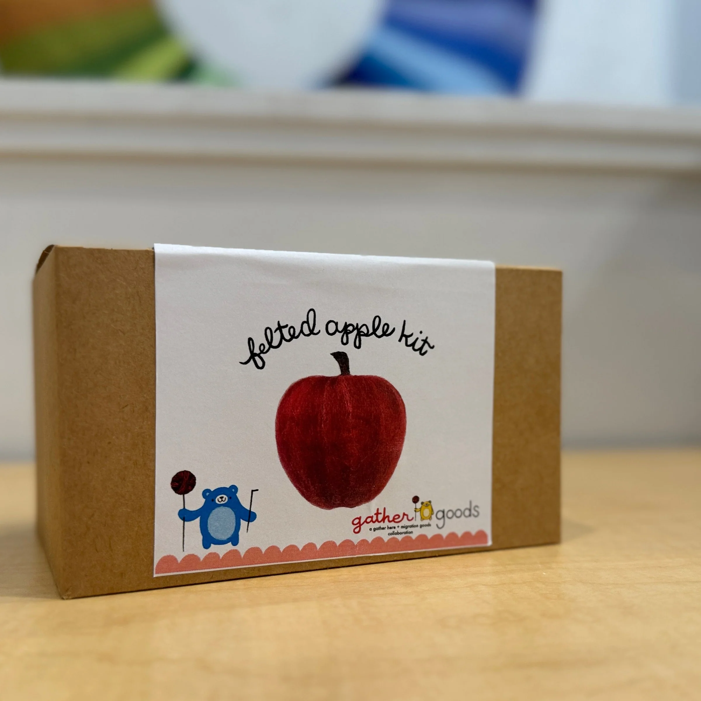 Apple Needle Felting Kit - Image 2