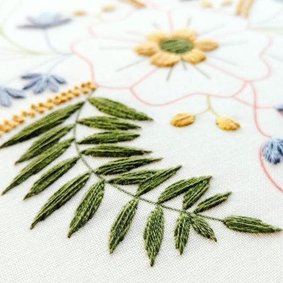 April Flowers Embroidery Kit - Image 3