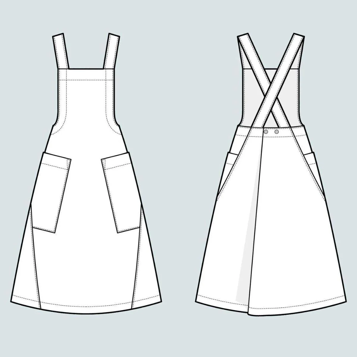 Apron Dress Pattern - Image 5