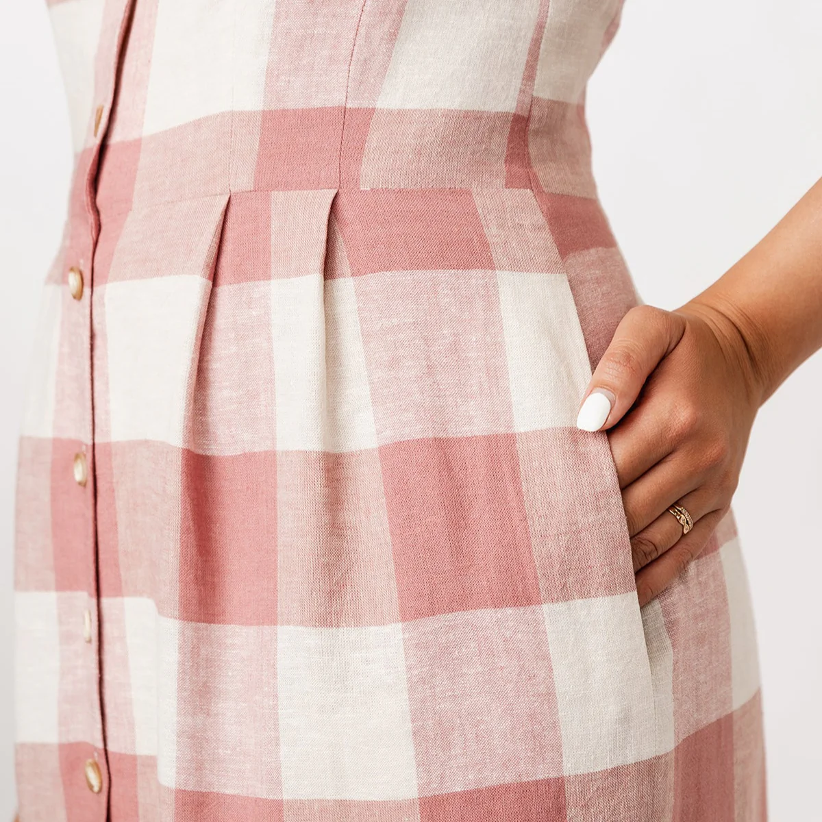 Asteri Button Down Dress & Vest Pattern - Image 4