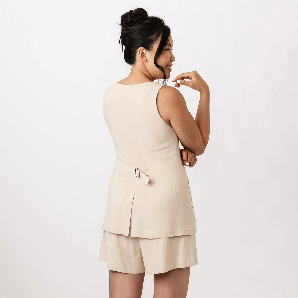 Asteri Button Down Dress & Vest Pattern - Image 6