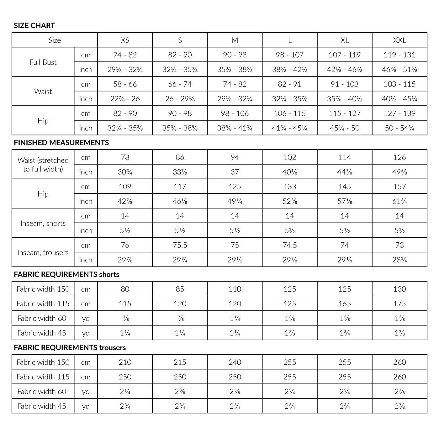 AULIO Elastic Waist Shorts & Trousers Pattern - PDF DOWNLOAD - Image 7