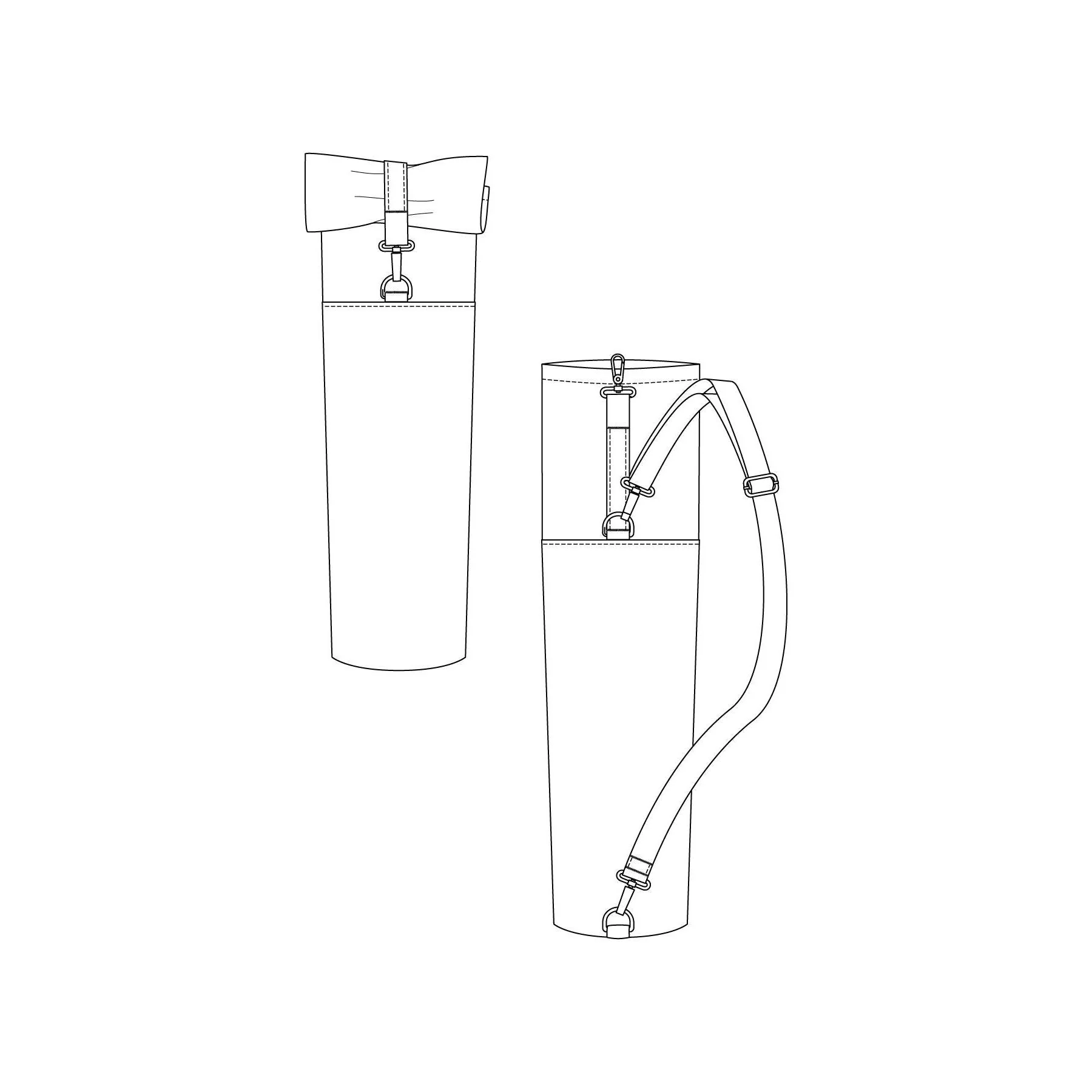 AURA Yoga Mat Bag Pattern - PDF DOWNLOAD - Image 6
