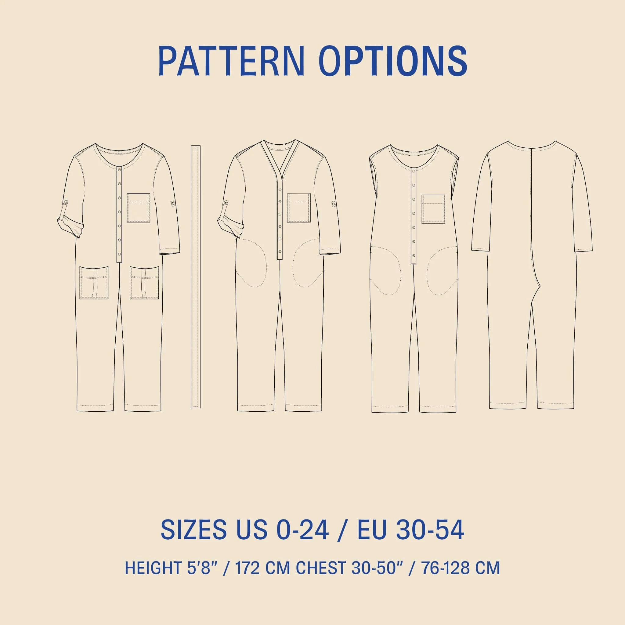 Aviator Jumpsuit Pattern - PDF DOWNLOAD - Image 6