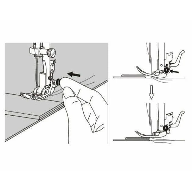 b05 Zigzag foot with guide - Image 3