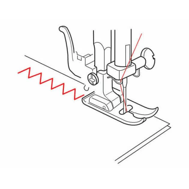 b37/b38 Zigzag foot with non-stick sole - Image 2