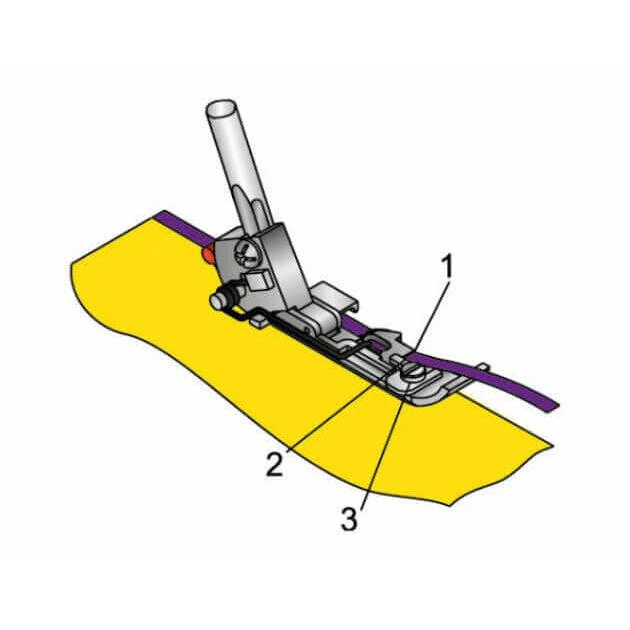 Serger Ribbon-couching foot - Image 2