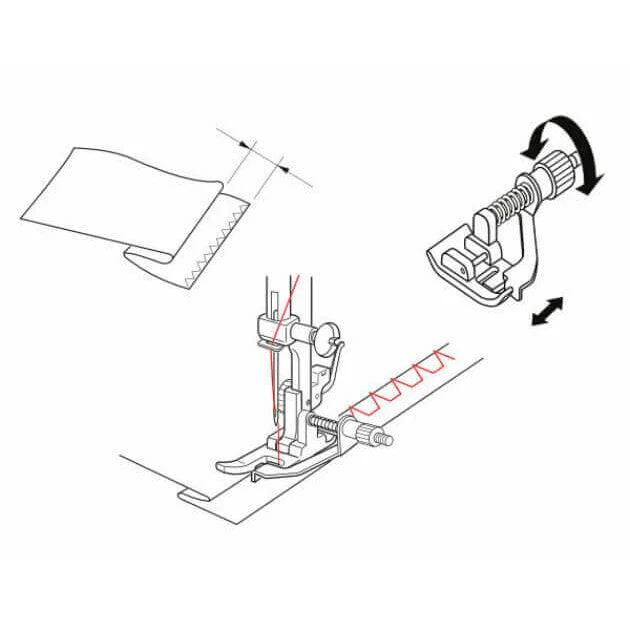 b77/b79 Blindstitch foot for Dual Feed - Image 2