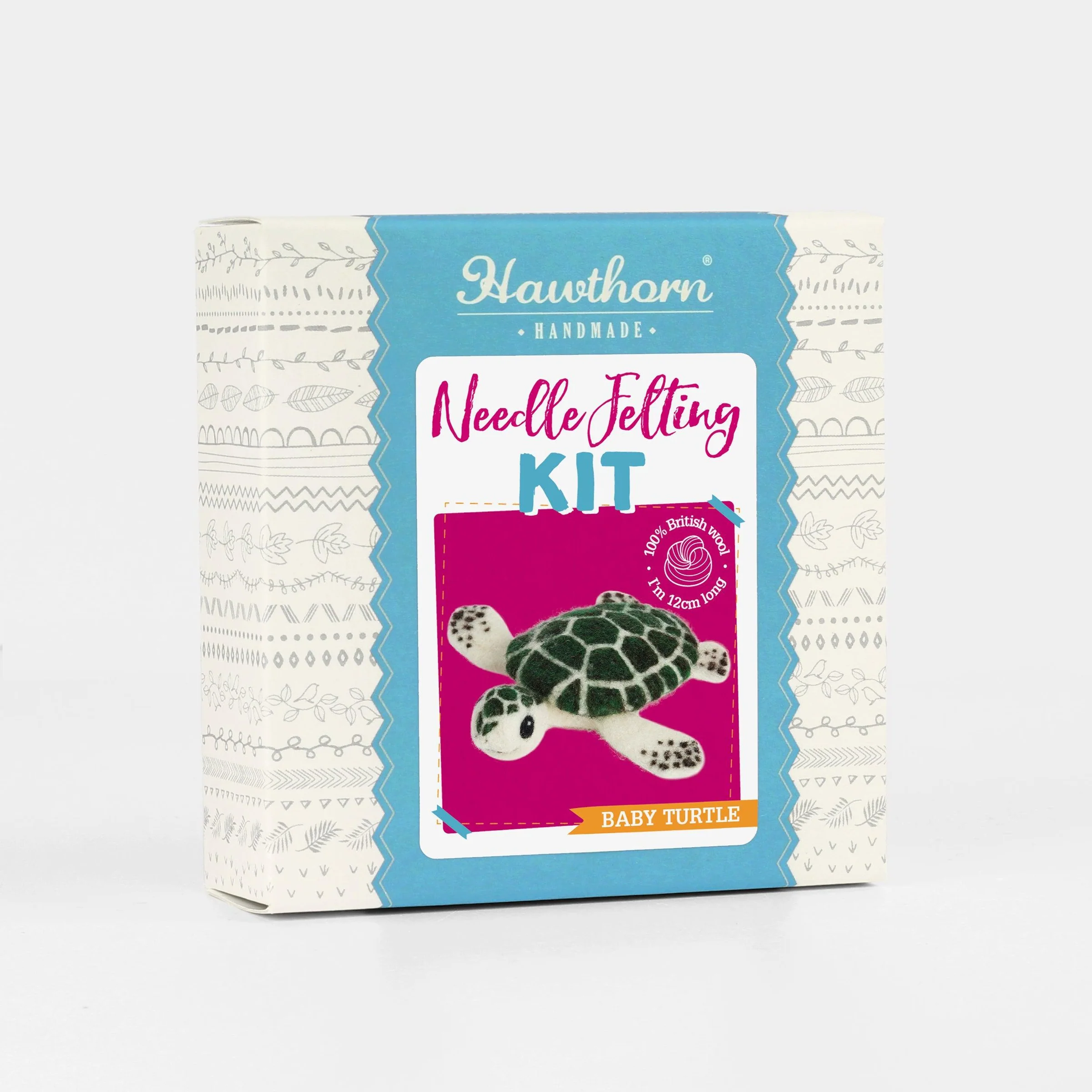 Baby Sea Turtle Mini Needle Felting Kit - Image 4
