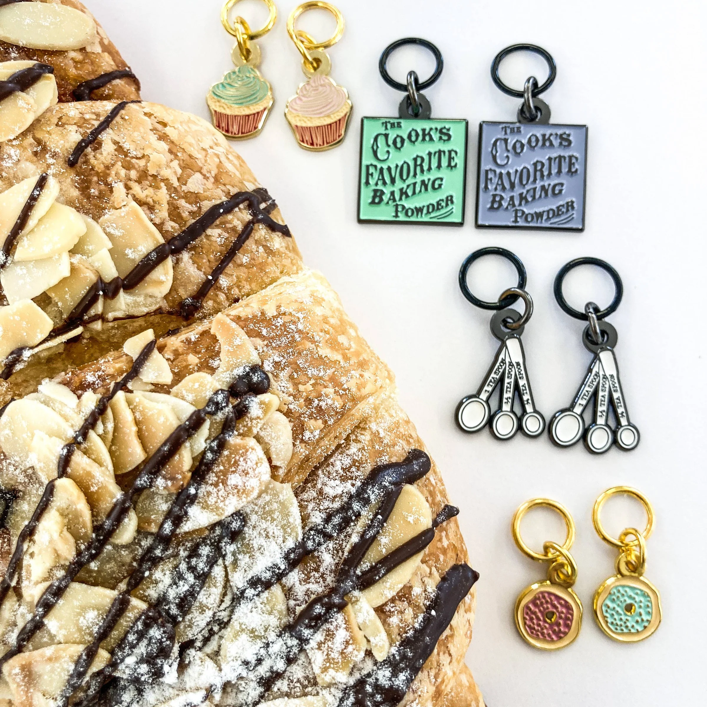 Bakery Delights Enamel Stitch Marker Pack - Image 6
