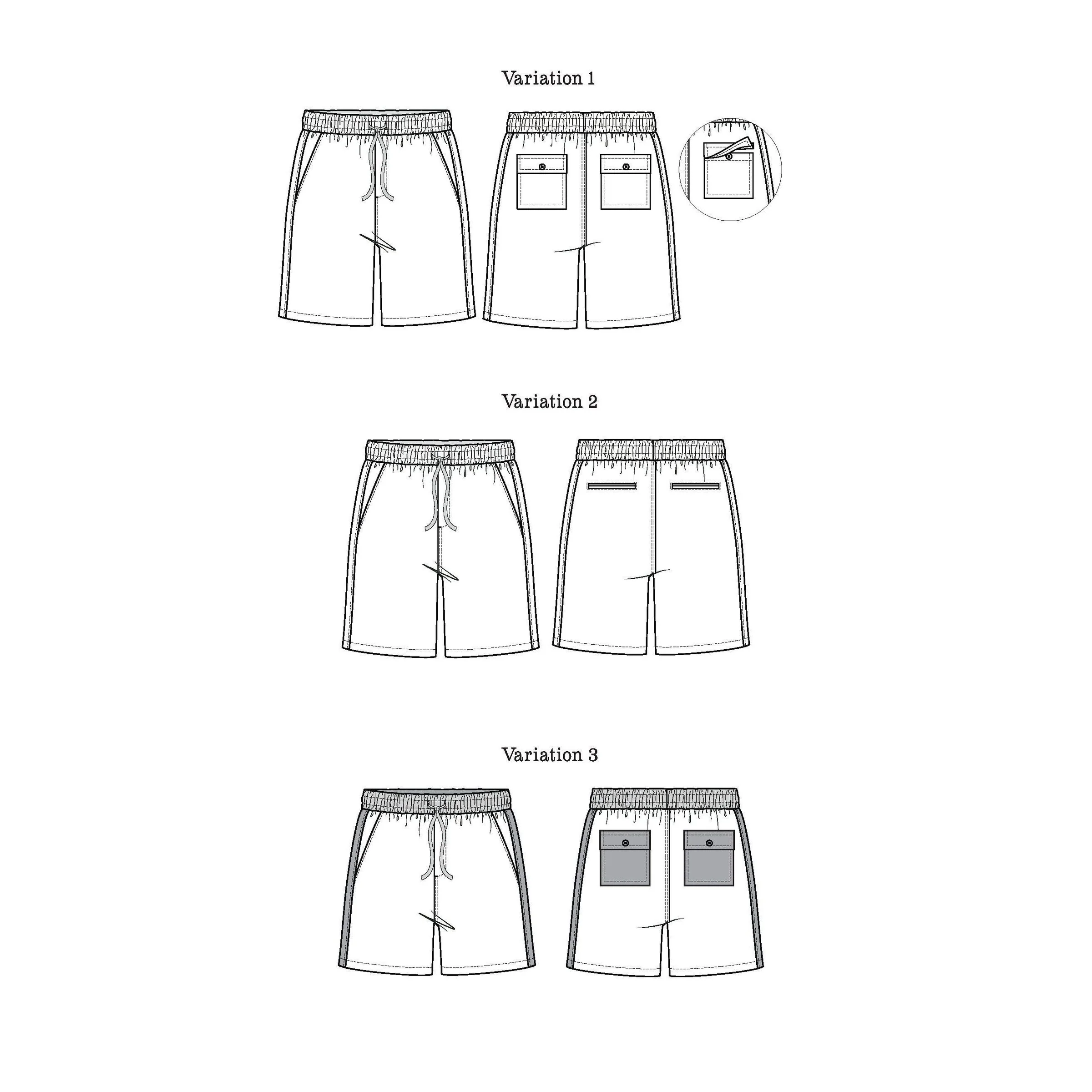 Bamberton Shorts Pattern (Men's) - PDF DOWNLOAD - Image 5
