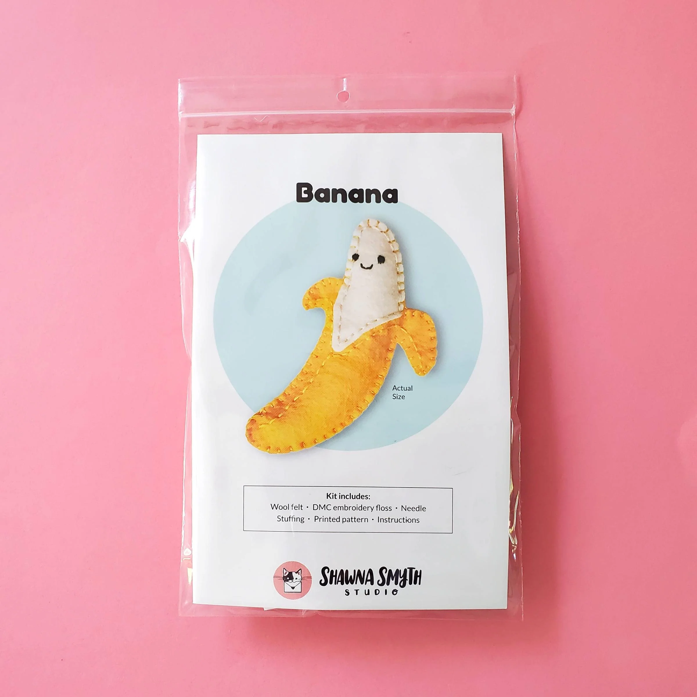 Banana Felt Hand Stitching Kit - Image 2