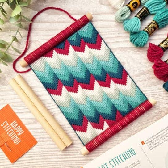 Bargello Embroidery Chevron Wall Hanging Kit - Image 5