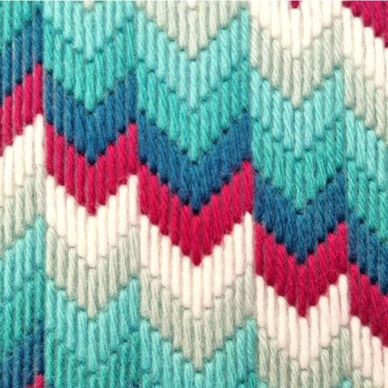 Bargello Embroidery Chevron Wall Hanging Kit - Image 6