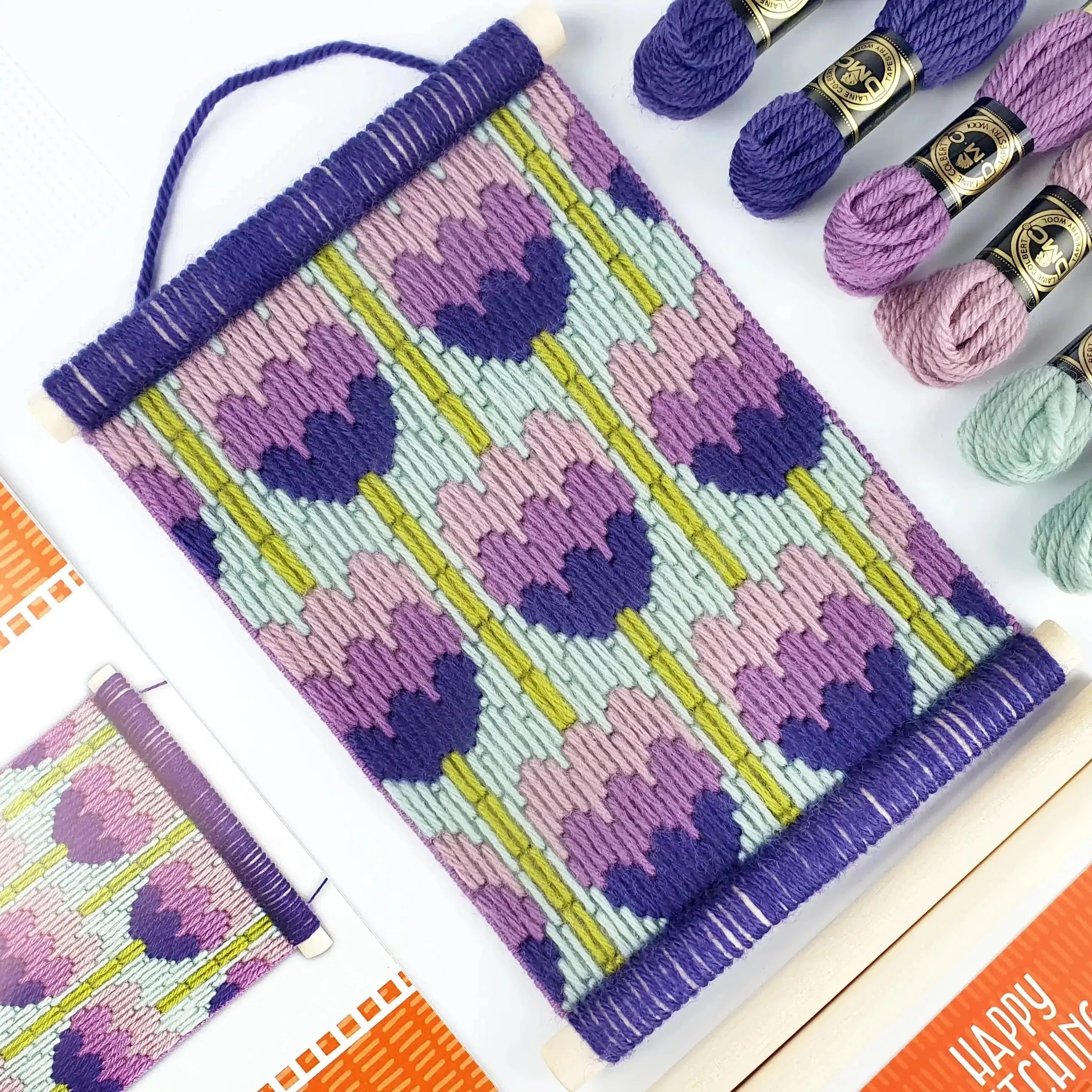 Bargello Embroidery Tulips Wall Hanging Kit