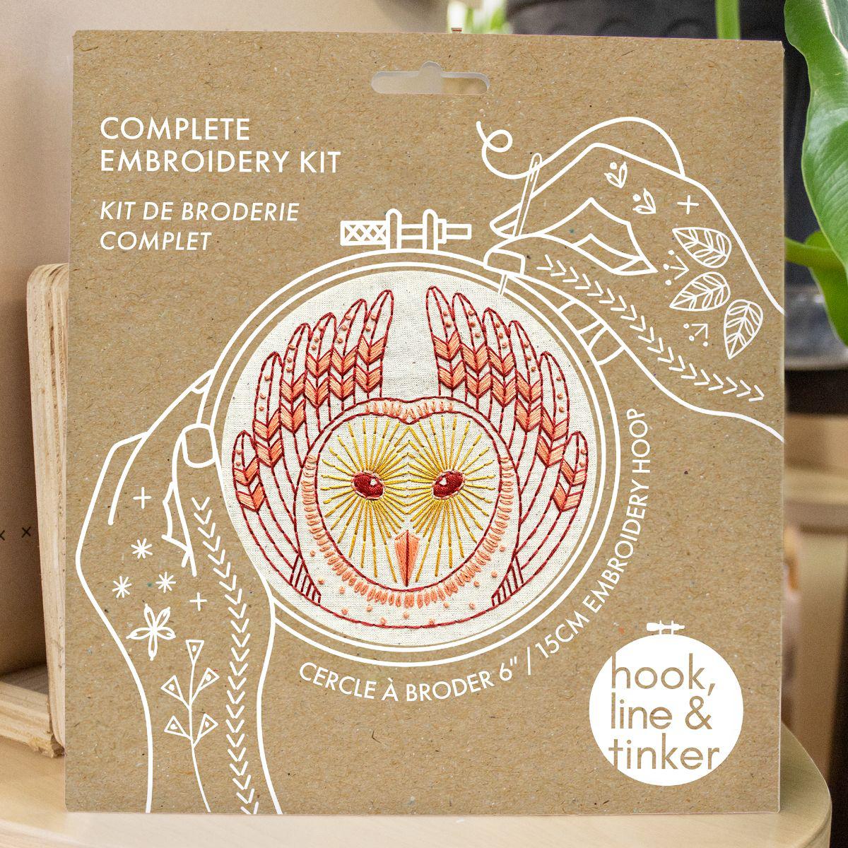 Barn Owl Embroidery Kit - Image 4