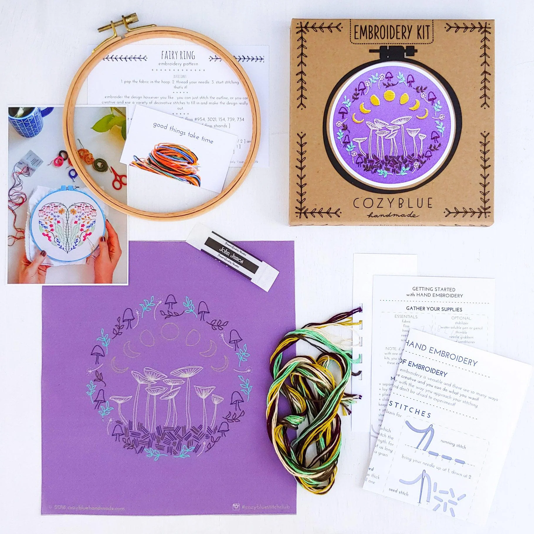 Bee Lovely Embroidery Kit - Image 7