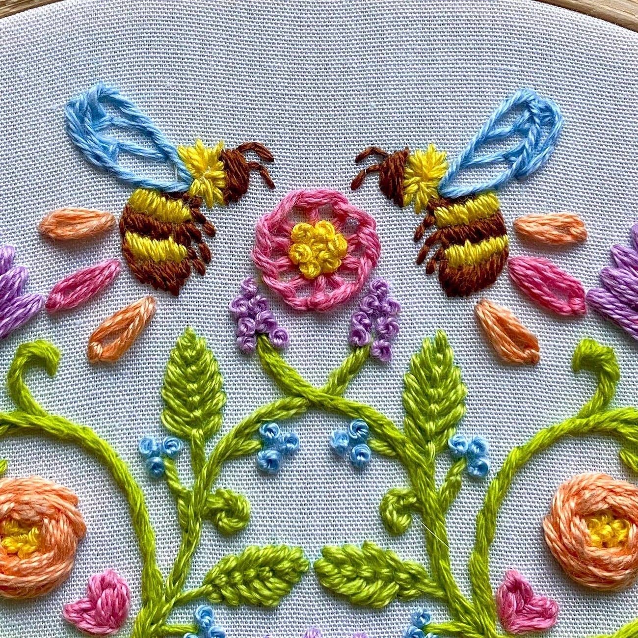 Bee Mandala Embroidery Kit - Image 2