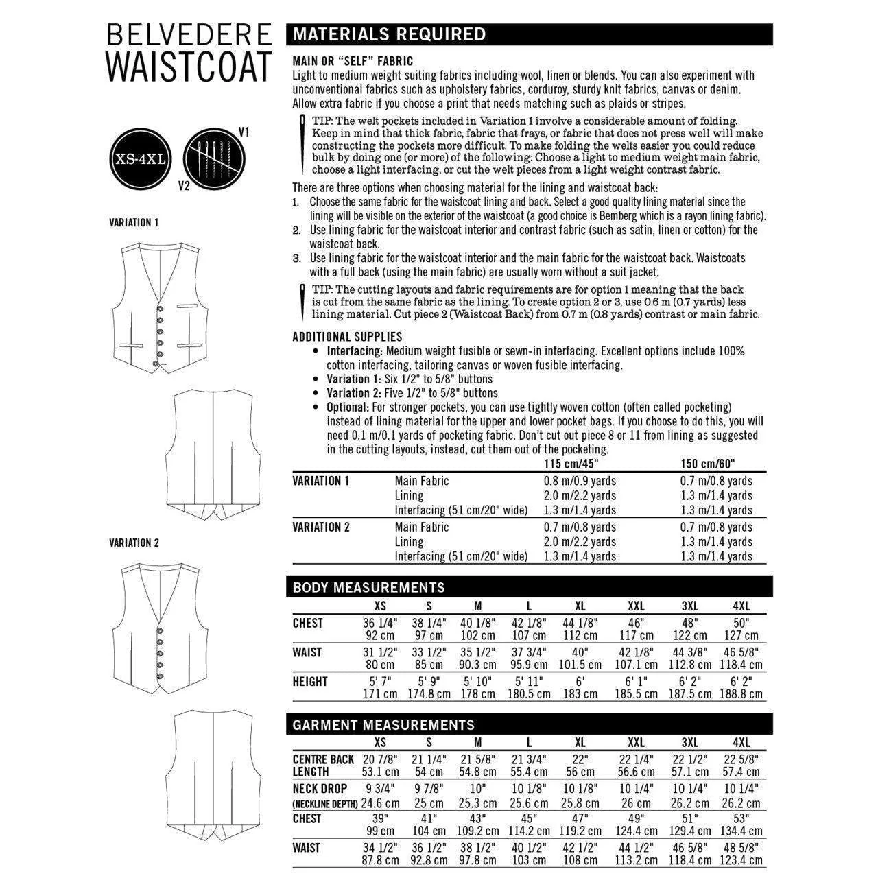 Belvedere Waistcoat Pattern - PDF DOWNLOAD - Image 5