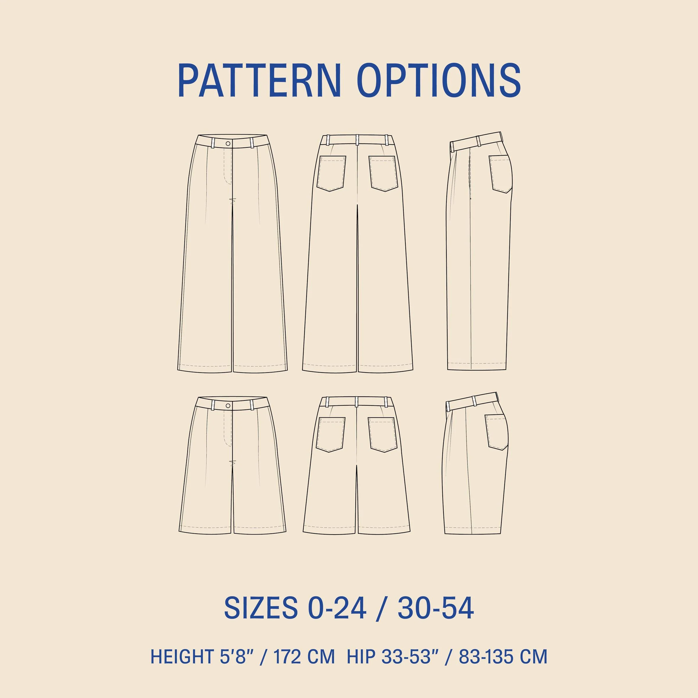 Bermuda Pants & Shorts Pattern - PDF DOWNLOAD - Image 6