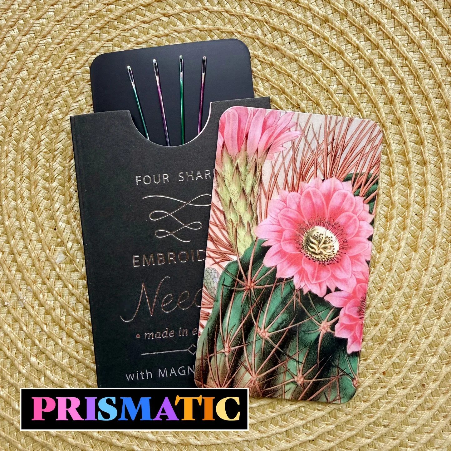 Prismatic Needles and Magnet for Hand Embroidery