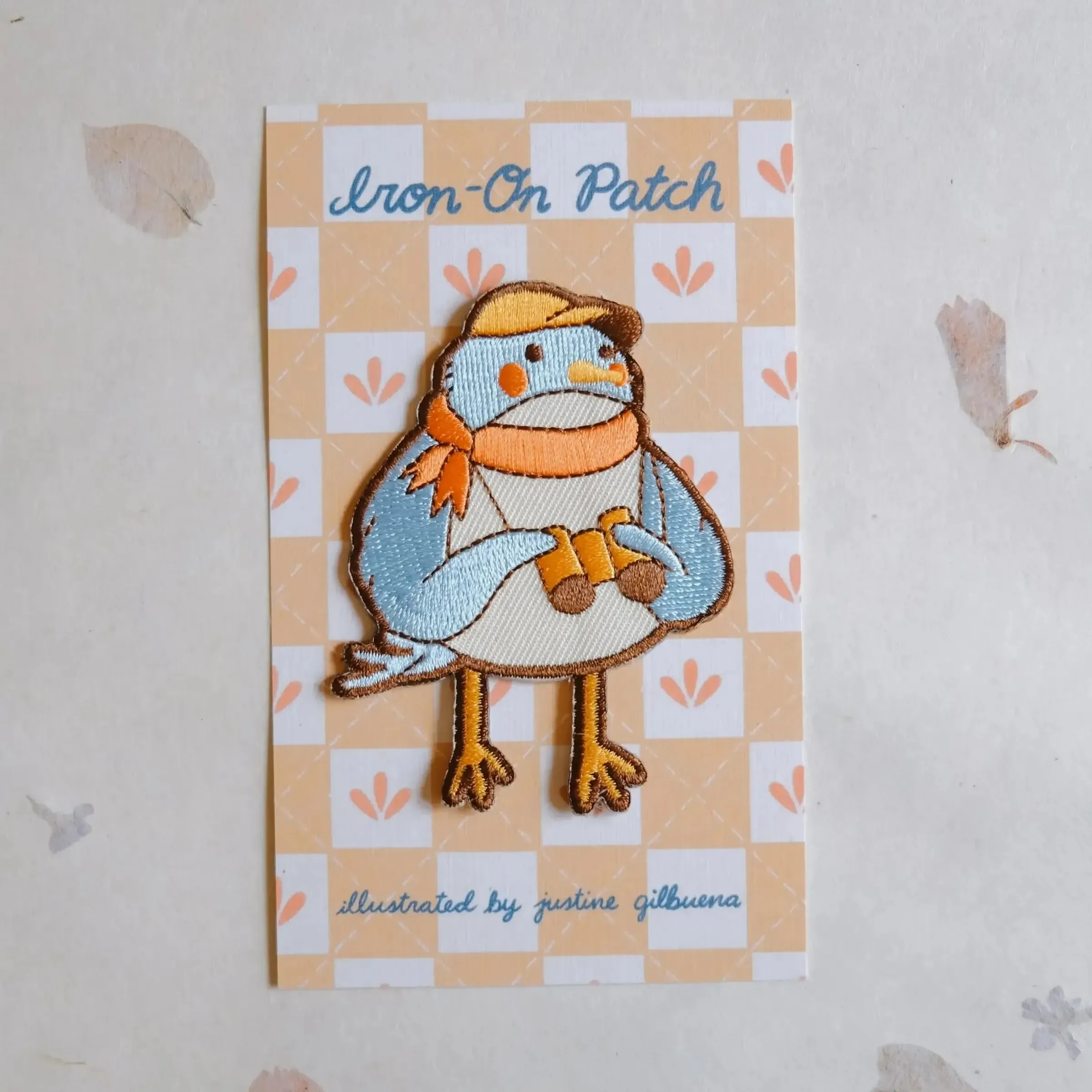 Birdwatcher Birder Small Iron-On Patch