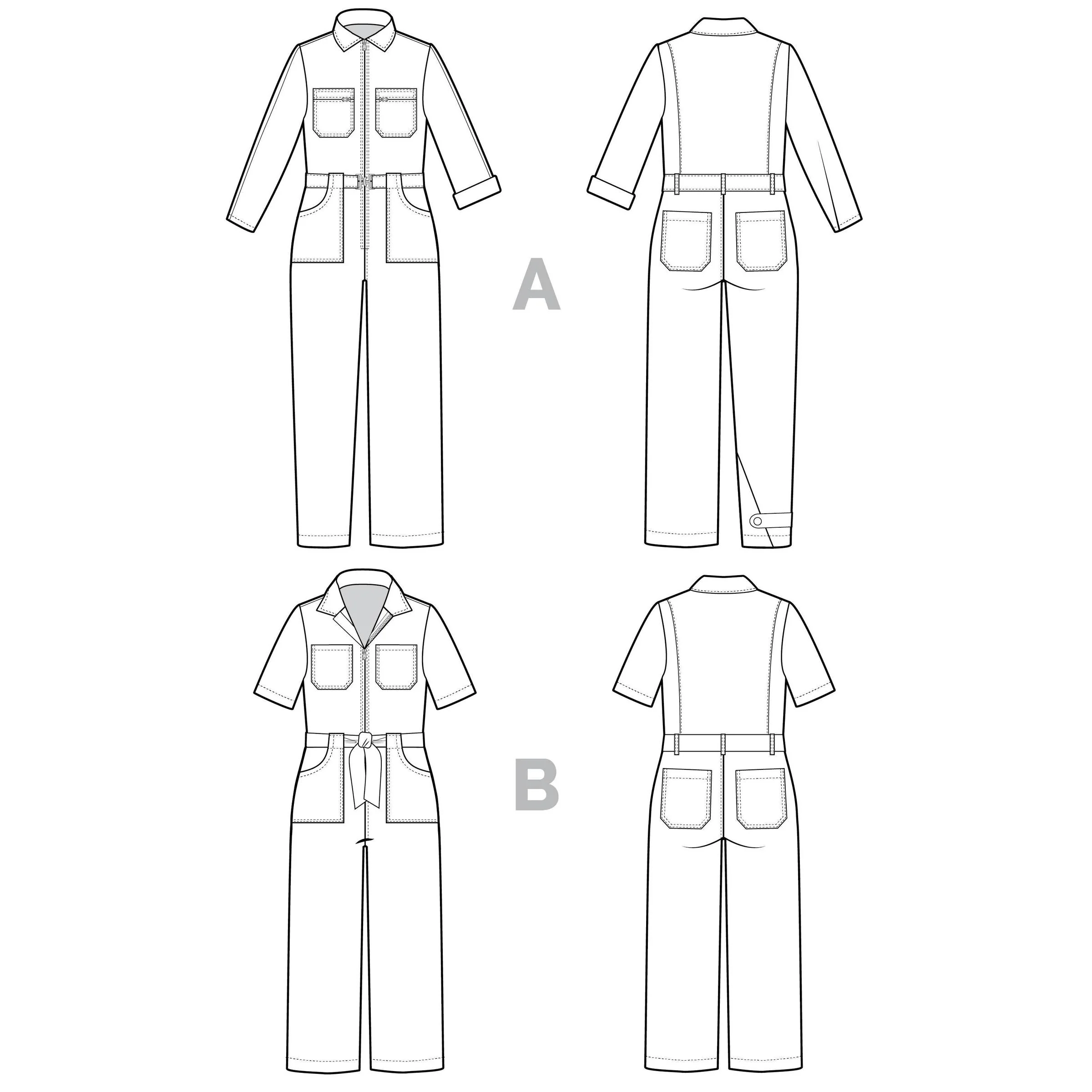Blanca Flight Suit Pattern - PDF DOWNLOAD - Image 14