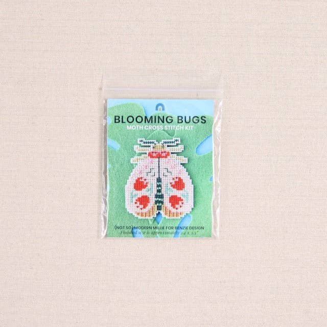 Blooming Bugs Moth Cross Stitch Kit - Image 3