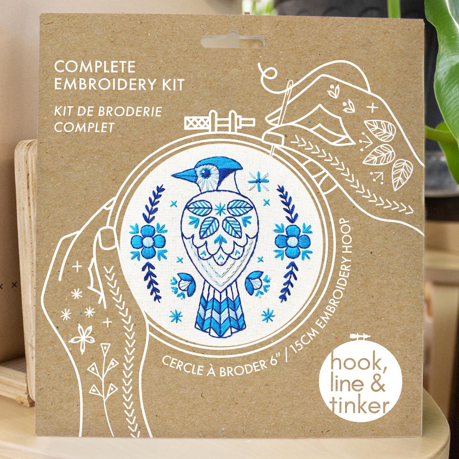 Blue Jay Embroidery Kit - Image 5