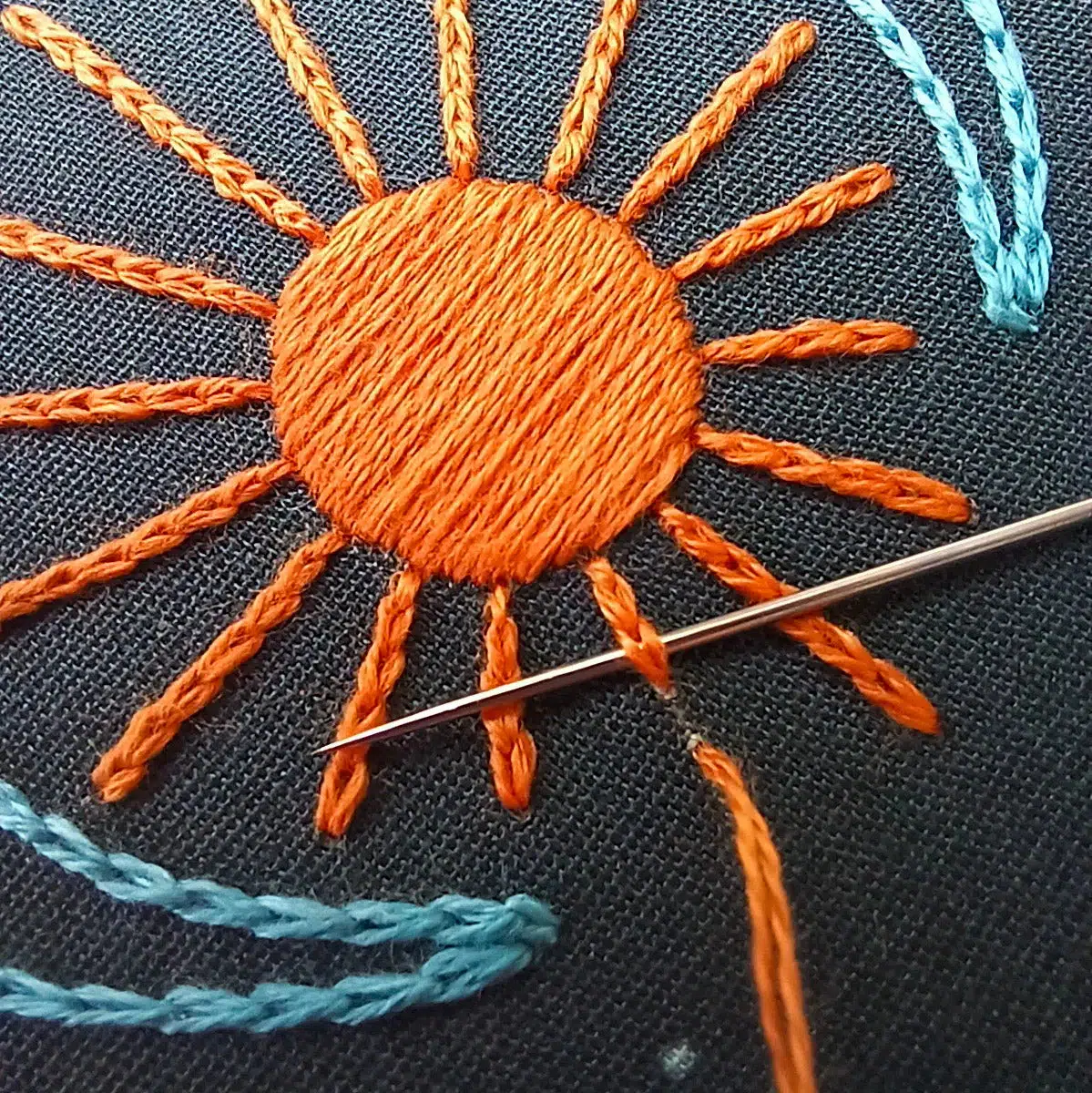 Blue Moon Embroidery Kit - Image 3
